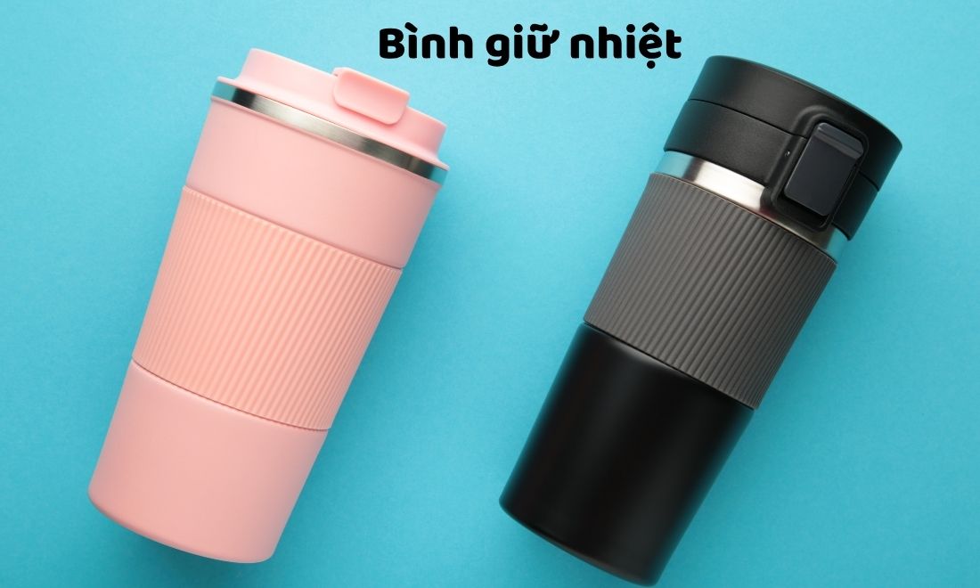 35+ Quà tặng cho nam theo từng mối quan hệ và lời chúc phù hợp 9 Bình giữ nhiệt kèm theo ly sứ là set quà tặng cho nam là anh đồng nghiệp vừa thiết thực, vừa an toàn