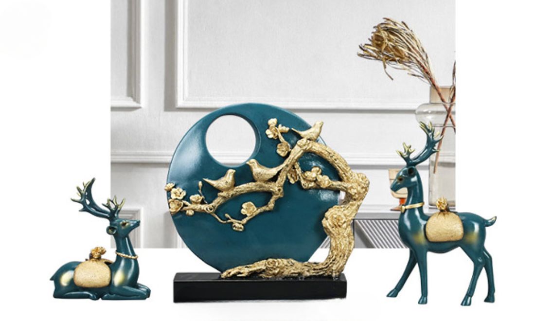 Các món tượng decor nhà cửa, bàn làm việc chắc chắn khiến các chị sếp mê decor yêu thích 