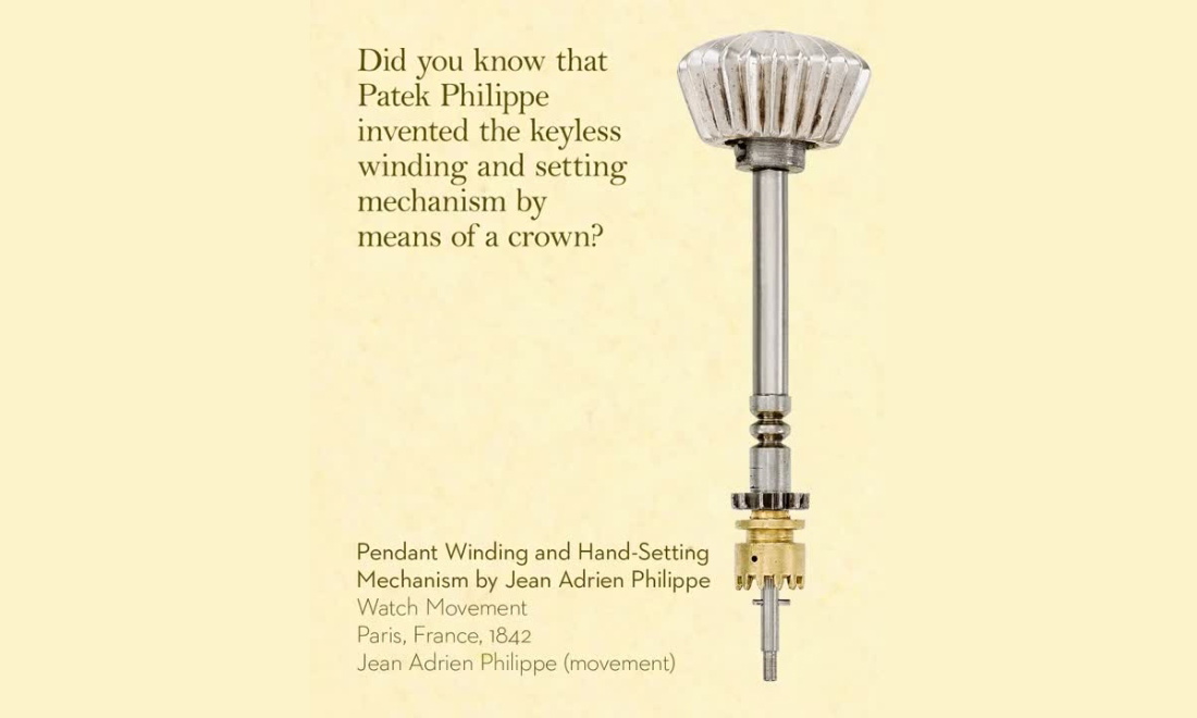 Adrien Philippe 1 Adrien Philippe đã nung nấu ý tưởng hệ thống lên dây và núm vặn