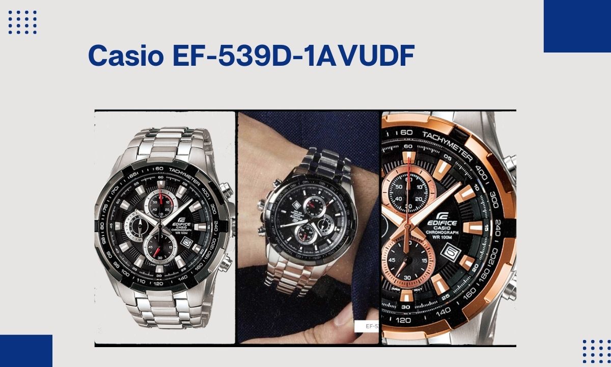 Đồng hồ Casino EF-539D-1AVUD mạnh mẽ, cá tính