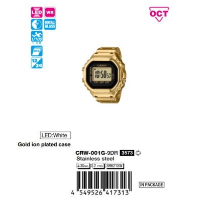 Ảnh sản phẩm Nhẫn Casio CRW-001G-9DR