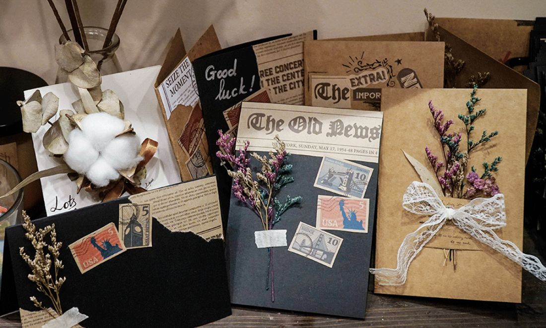 Thiep handmade sach se la ky niem nho co khong bao gio quen