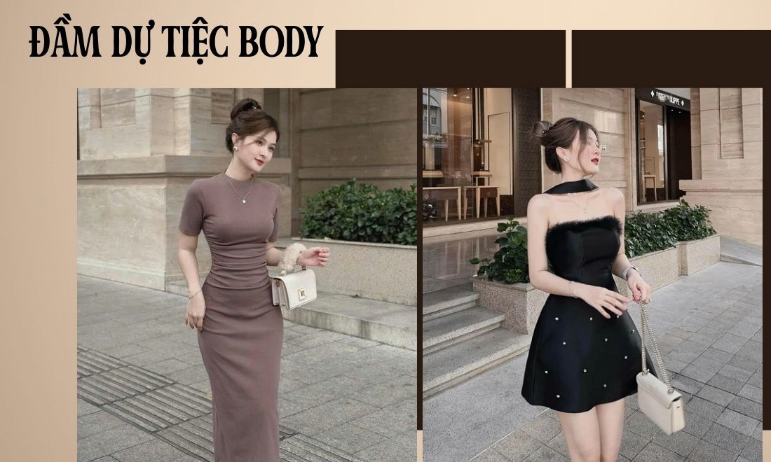 Đầm body tôn dáng với thiết kế tinh tế