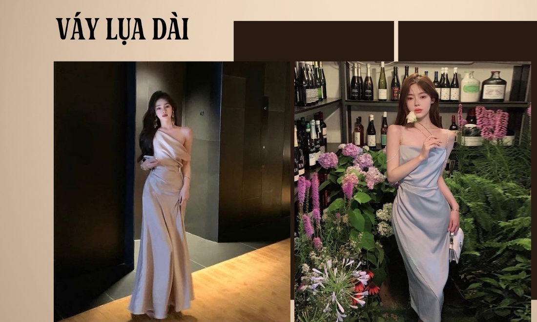 Đầm lụa cho cô nàng gu nhẹ nhàng