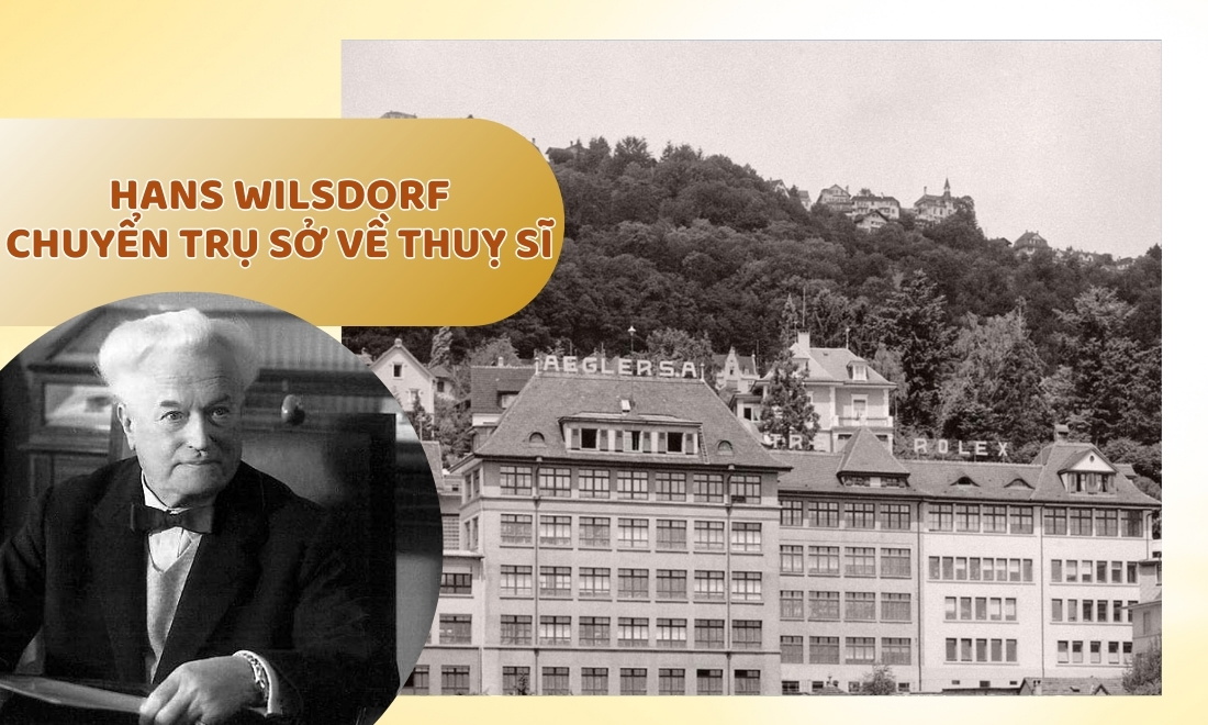 Hans Wilsdorf - Từ tuổi thơ bình dị đến biểu tượng đồng hồ xa xỉ Rolex 2 Hans Wilsdorf chuyển trụ sở về Thuỵ Sĩ