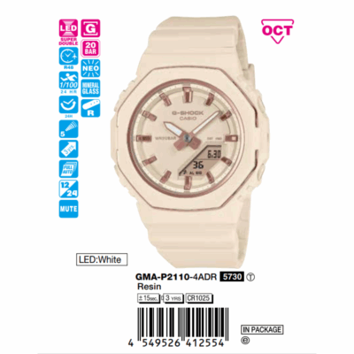 Ảnh sản phẩm Casio 46mm Unisex GMA-P2110-4ADR