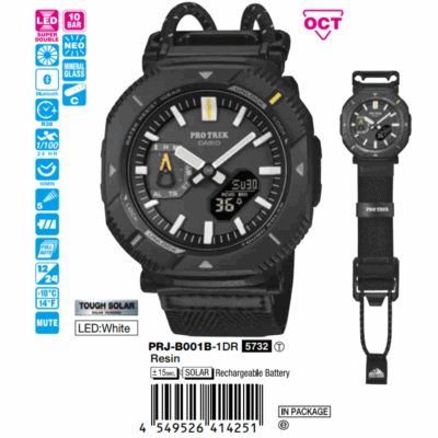 Ảnh sản phẩm Casio 46mm Nam PRJ-B001B-1DR