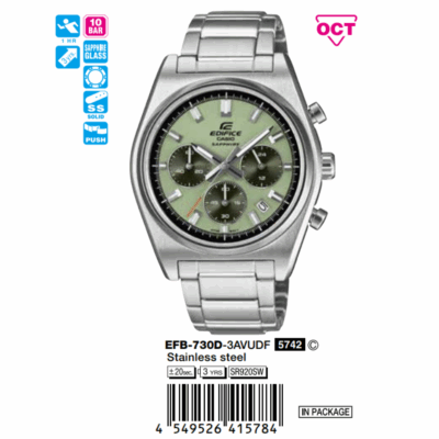 Ảnh sản phẩm Casio 40mm Nam EFB-730D-3AVUDF