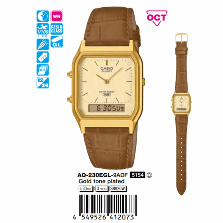 Casio 29.8mm Unisex AQ-230EGL-9ADF