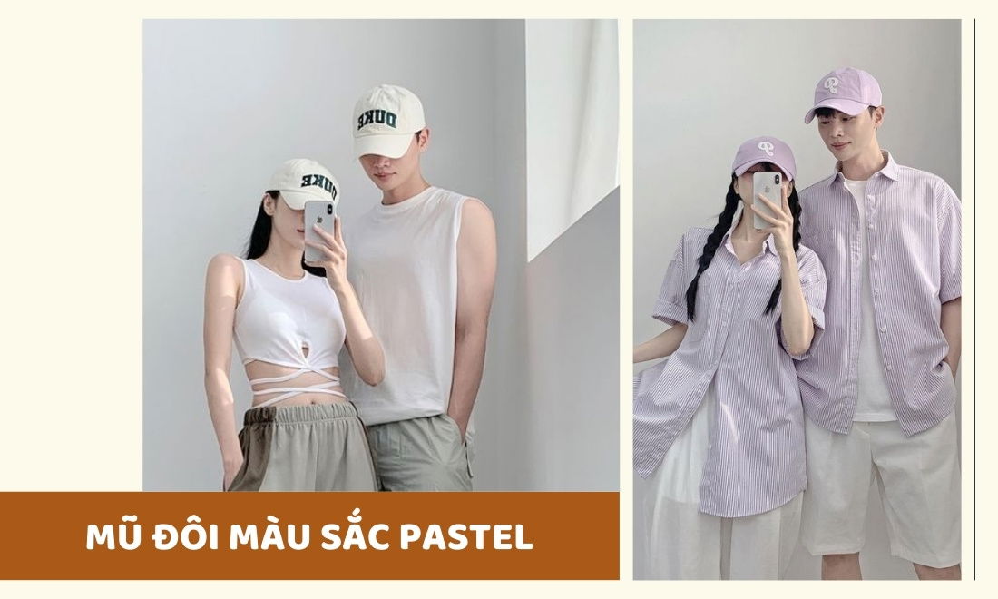 Mũ đôi dễ thương