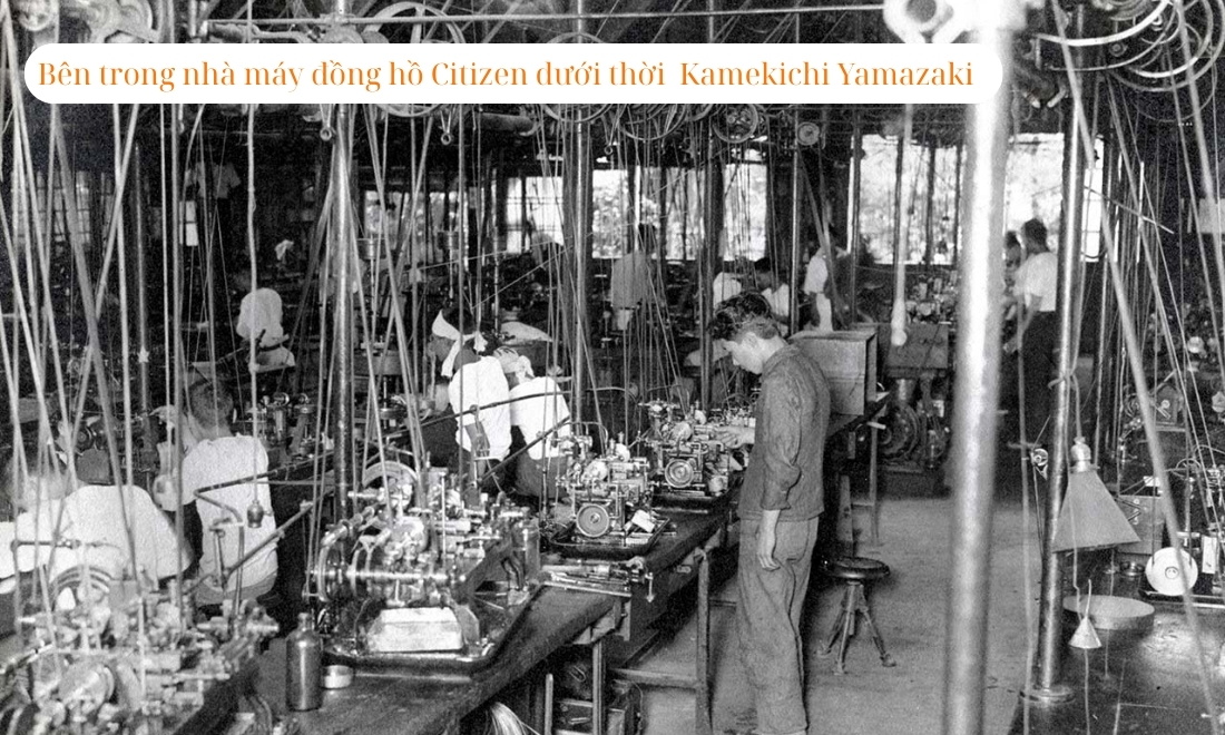 Kamekichi Yamazaki – Người khai sinh đế chế đồng hồ Citizen Nhật Bản 3 Những bức ảnh cổ điển về nhà máy đồng hồ Citizen