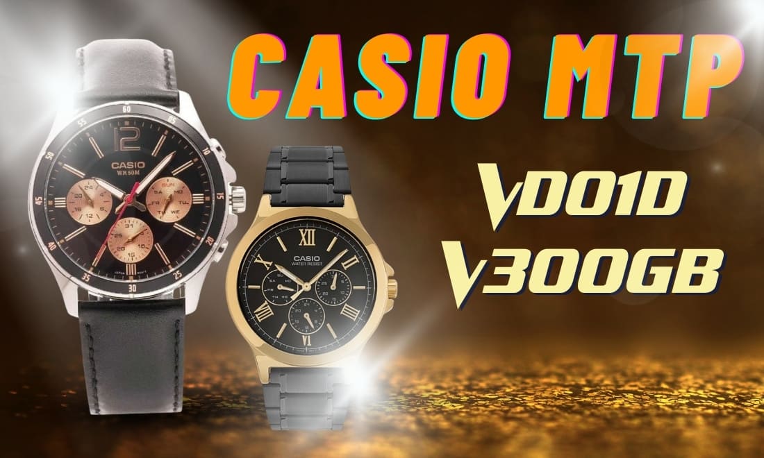 Đồng hồ Casio MTP 5 Thiết kế đa dạng, giao thoa cổ điển đến hiện đại