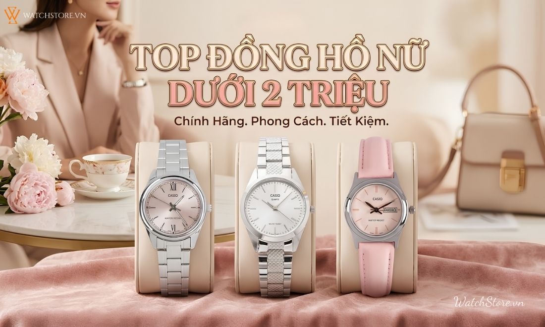Đồng Hồ Nữ Dưới 2 Triệu 1 top dong ho nu duoi 2 trieu dep 1