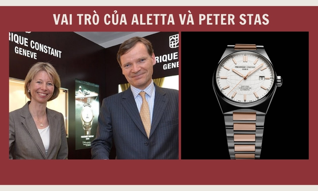 Aletta Stas và Peter Stas cùng lịch sử thương hiệu Frederique Constant 3 Vai trò của Aletta và Peter