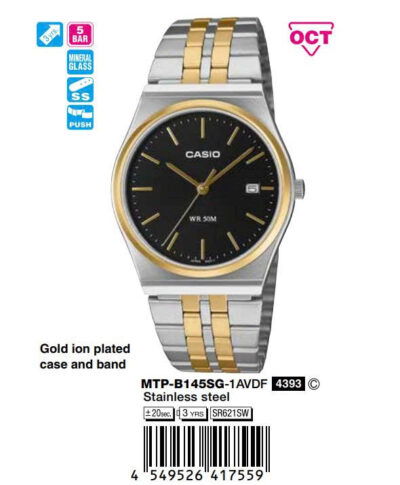 Ảnh sản phẩm Casio 40mm Nam MTP-B145SG-1AVDF