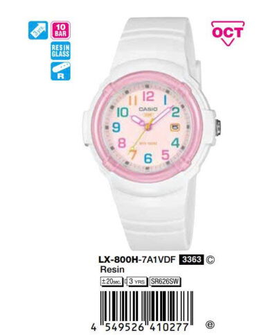 Ảnh sản phẩm Casio 40mm Nữ LX-800H-7A1VDF