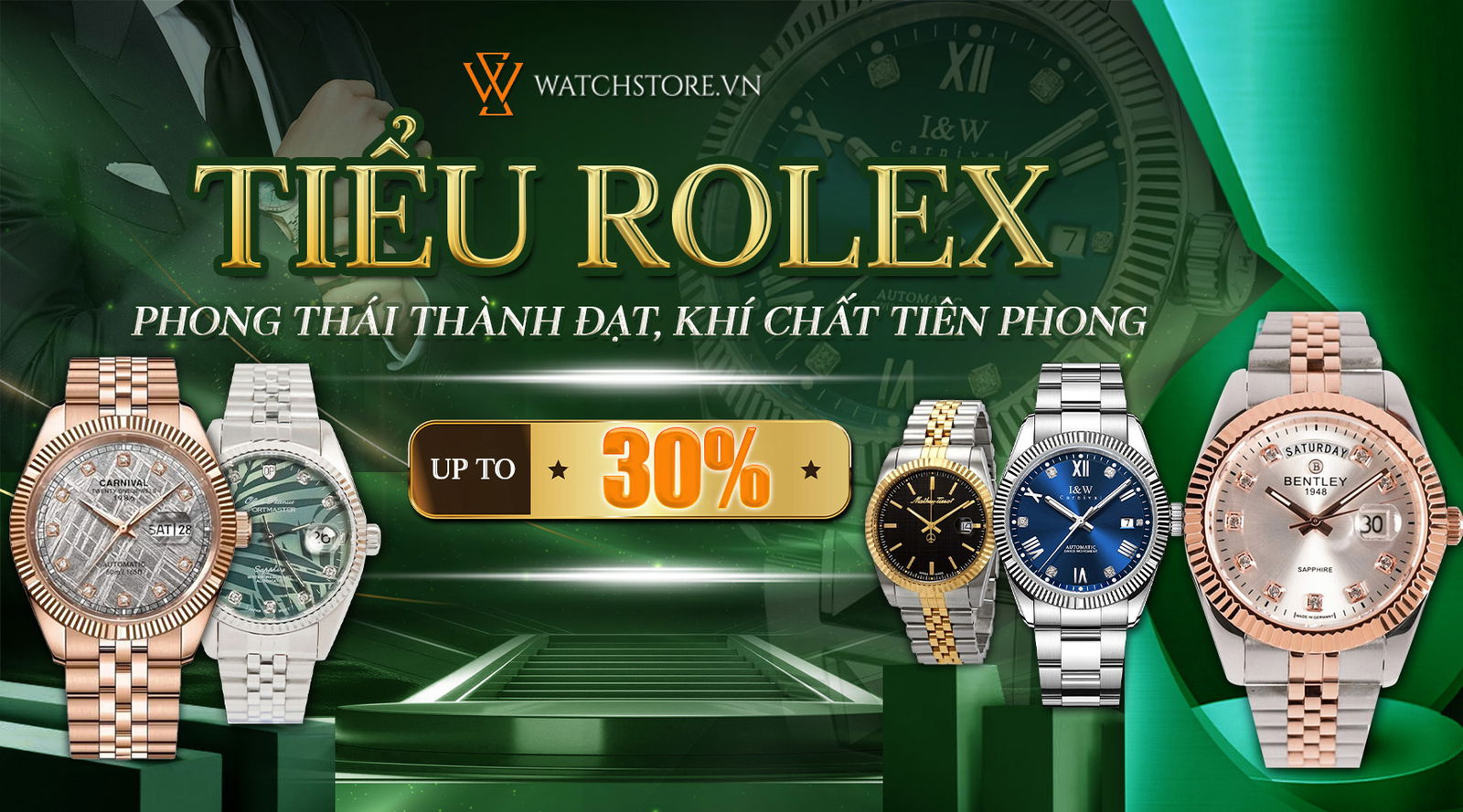 Đồng Hồ Đeo Tay Chính Hãng - Watchstore 5 banner tieu rolex mobile