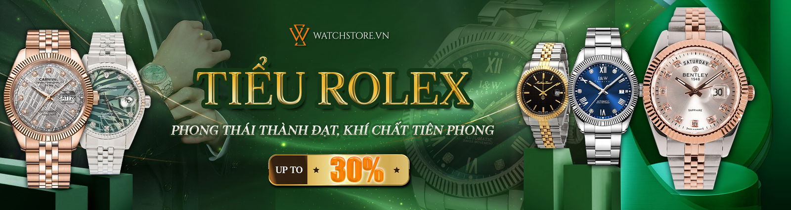 Đồng Hồ Đeo Tay Chính Hãng - Watchstore 2 banner tieu rolex pc