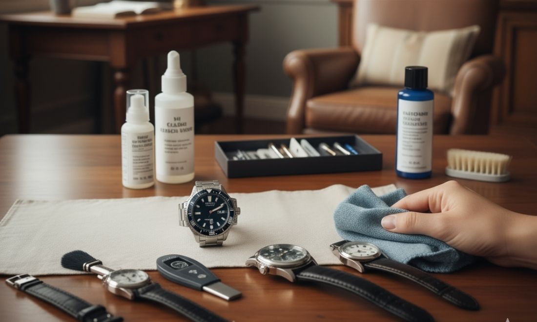 Cách chăm sóc và bảo dưỡng đồng hồ tại nhà đúng chuẩn 1 Chăm sóc vệ sinh đồng hồ