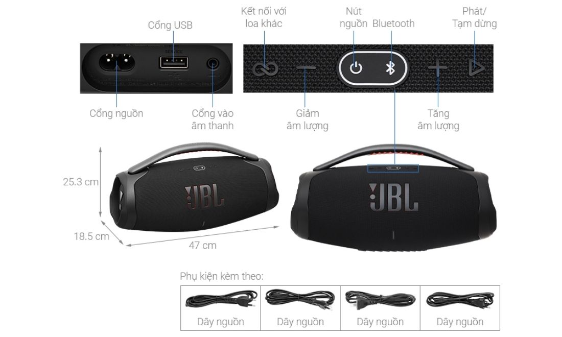 Loa JBL 9 Chọn loa theo khả năng kết nối