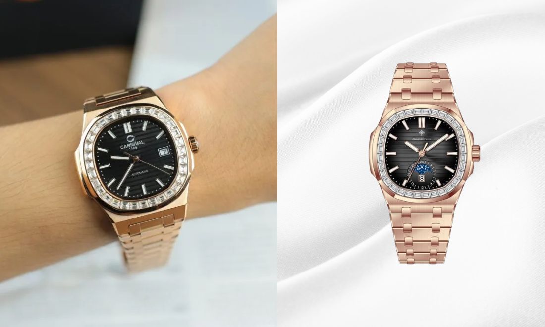 Top mẫu đồng hồ giống Alexandre Ferros thanh lịch, sang trọng 3 Đồng hồ Carnival