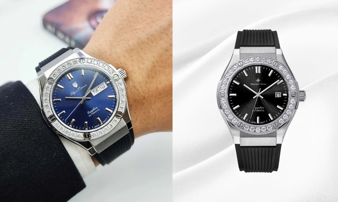 Top mẫu đồng hồ giống Alexandre Ferros thanh lịch, sang trọng 4 Đồng hồ Olym Pianus OP Classic