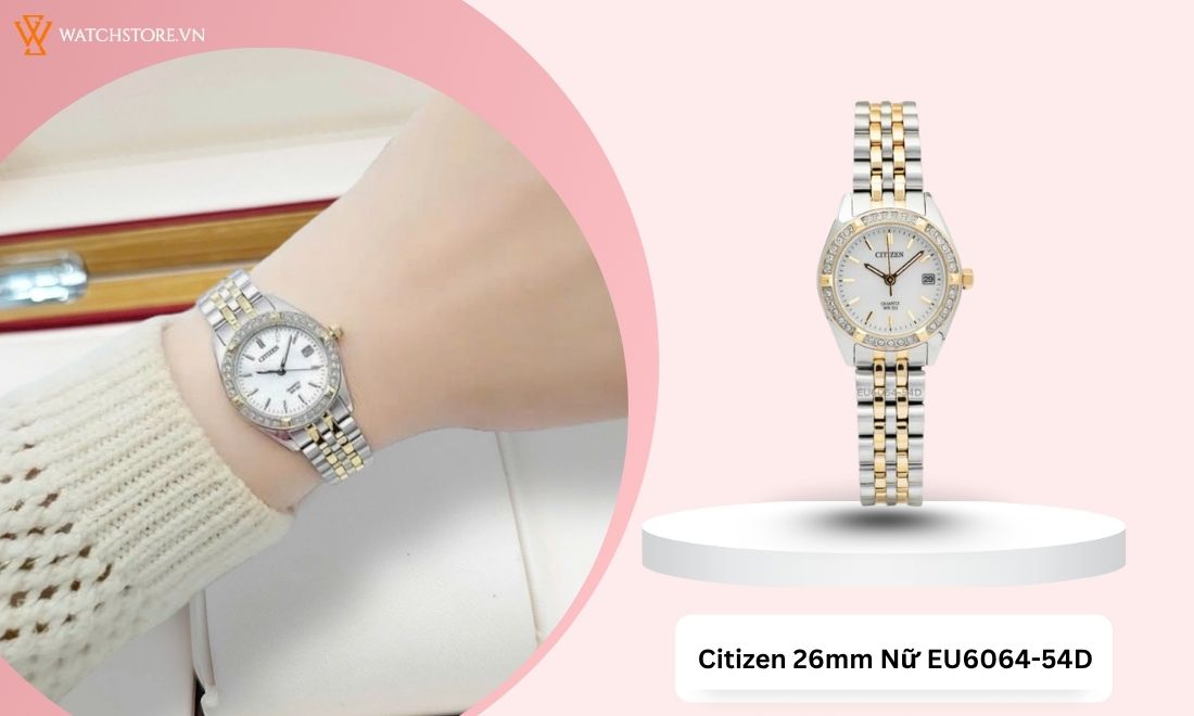 10 mẫu đồng hồ tặng 20/10/2025 sang trọng, tinh tế và ý nghĩa 12 Mặt khảm trai ánh sắc tự nhiên