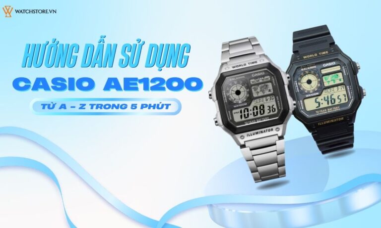 Hiểu trọn mọi tính năng Casio AE1200 từ A – Z trong 5 phút