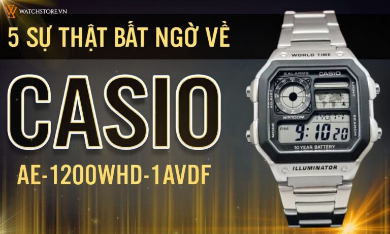 Đánh giá đồng hồ Casio AE-1200WHD-1AVDF có tốt như lời đồn?