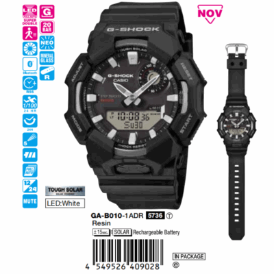 Ảnh sản phẩm Casio 52.3 x 49.3 mm Nam GA-B010-1ADR