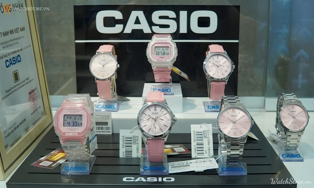 dong ho casio mau hong 4