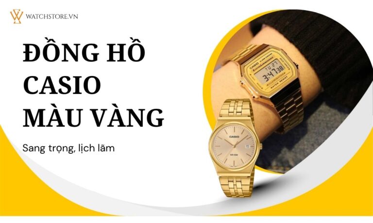 Đồng Hồ Đeo Tay Chính Hãng - Watchstore 54 dong ho casio mau vang