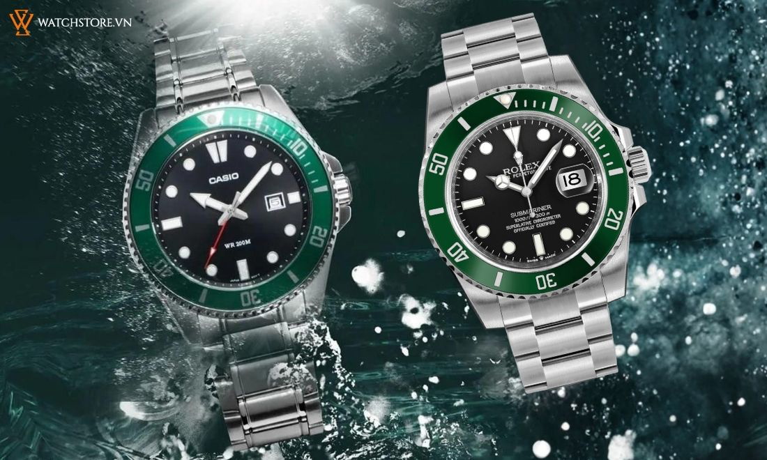 Săn lùng Casio Rolex Submariner giá mềm khiến dân chơi phát sốt 2 Casio giống Rolex Submariner