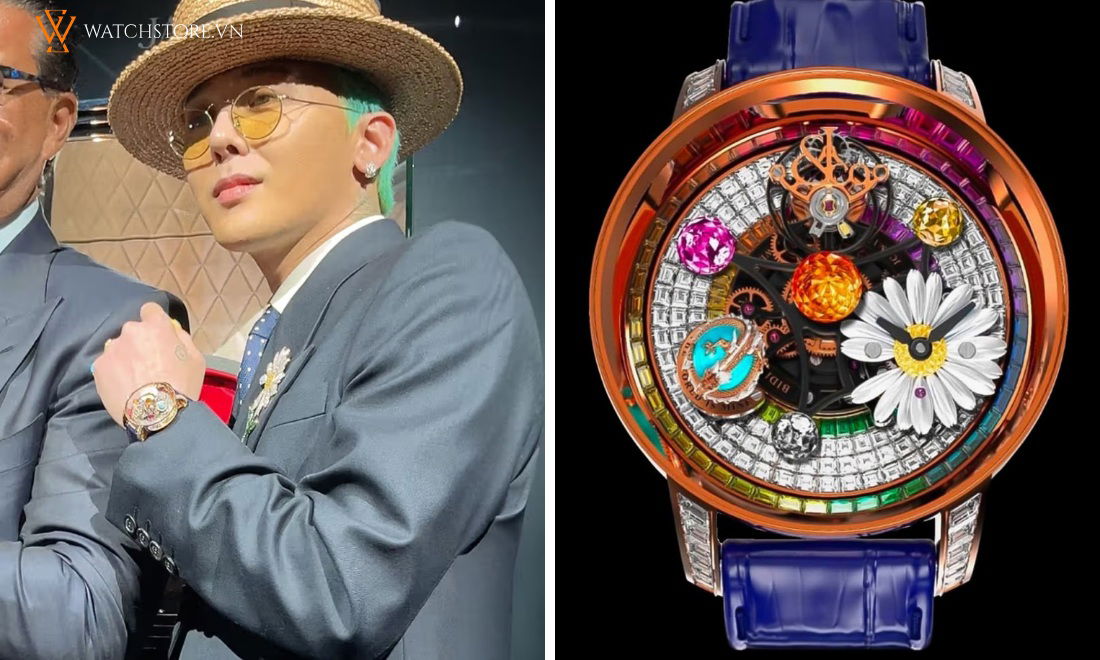 Chiêm ngưỡng đồng hồ "triệu USD" trên tay G-Dragon 5 Đồng hồ Jacob&Co G-Dragon