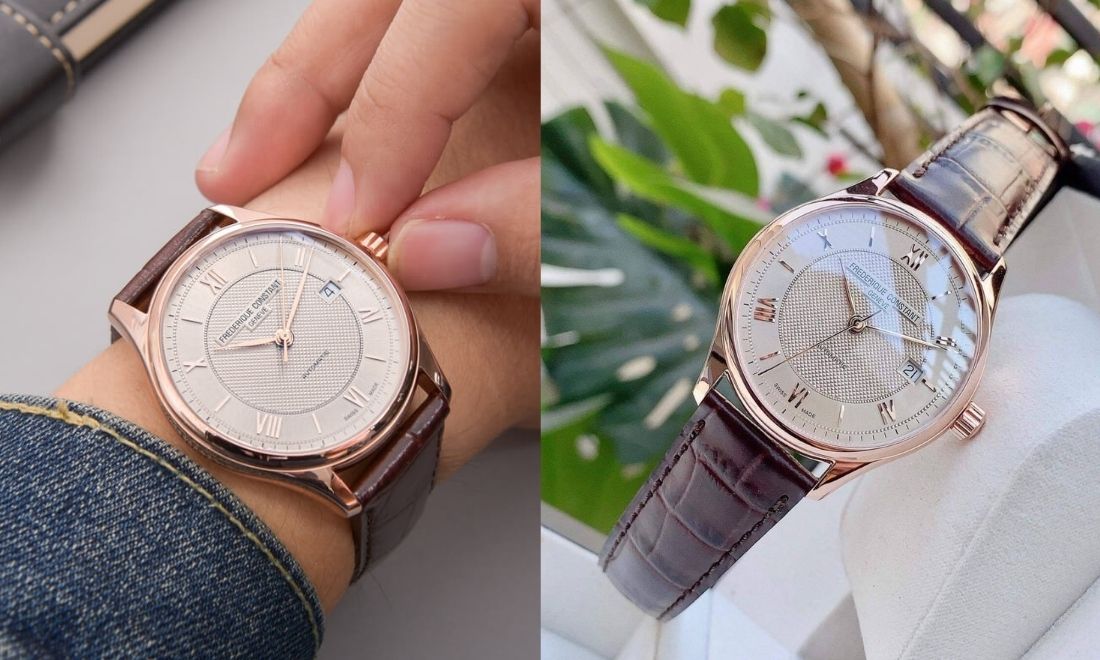 Mặt trắng vân Guilloché