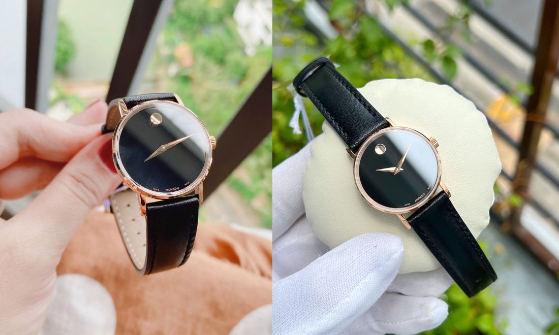 Top 10+ mẫu đồng hồ nữ giá khoảng 10 triệu đẹp và đáng mua nhất 10 Museum Dial tối giản với chấm tròn đặc trưng tại 12 giờ