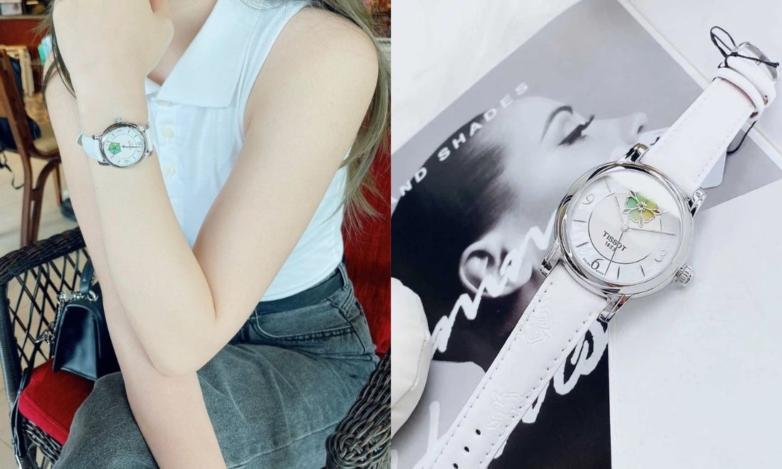 Top 10+ mẫu đồng hồ nữ giá khoảng 10 triệu đẹp và đáng mua nhất 4 Cửa sổ Heart Flower chuyển sắc tinh xảo ở vị trí 12 giờ