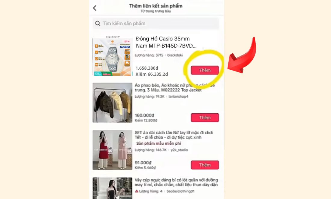 Cách làm Affiliate TikTok đồng hồ cho học sinh, sinh viên cực dễ (cập nhật 2026) 15 Chọn mẫu Casio từ WatchStore mà bạn đã thêm trước đó