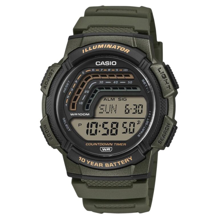Casio 48.2 × 45 × 13.8 mm Nam WS-1800-3AVDF