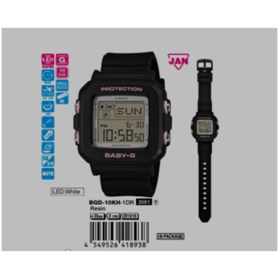 Ảnh sản phẩm Casio 39mm Nữ BGD-10KH-1DR