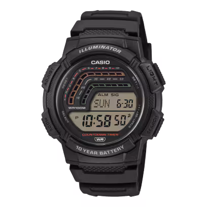 Casio 48.2 × 45 × 13.8 mm Nam WS-1800-1AVDF