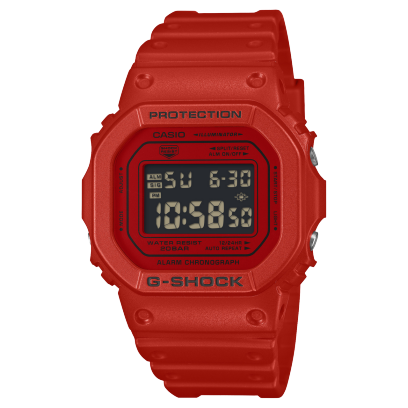 Casio 48.9 × 42.8 × 13.4 mm Nam DW-5600RRB-4DR