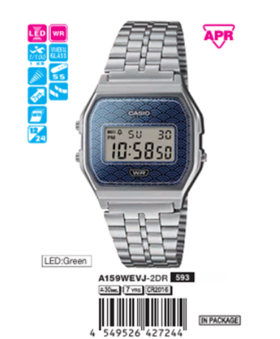 Casio Nam A159WEVJ-2DR