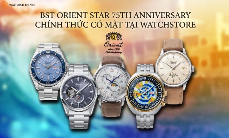 bst orient star 75th anniversary co mat tai watchstore