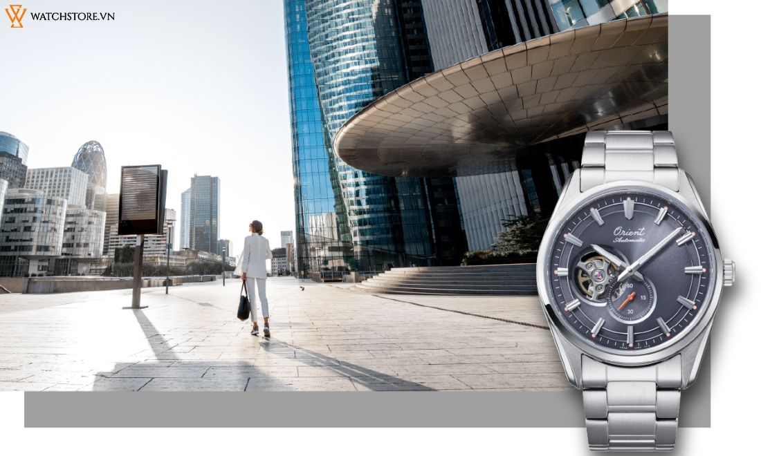 Mặt số mô phỏng nhịp sống ngày, đêm của đô thị