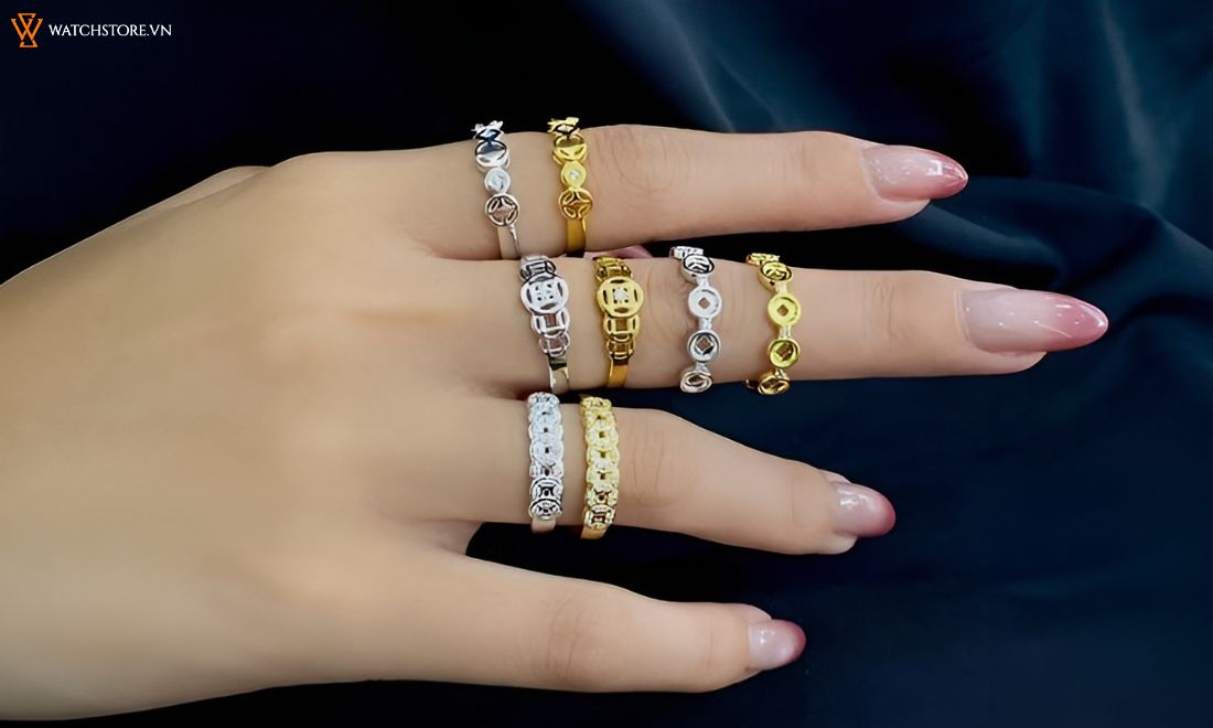 Nhẫn kim tiền là gì? Ý nghĩa phong thủy và cách chọn mua chuẩn nhất 3 Các mức trọng lượng nhẫn kim tiền mang ý nghĩa phong thủy