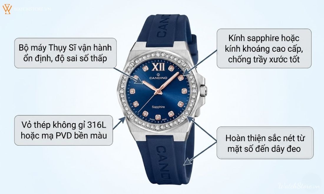 Cửa hàng đồng hồ Candino tại Hà Nội - TP.HCM | 100% chính hãng - ảnh 4
