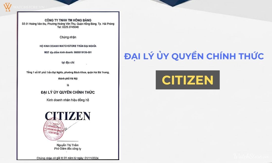 Top 5 cửa hàng đồng hồ Citizen tại Hà Nội chính hãng Nhật Bản - ảnh 2