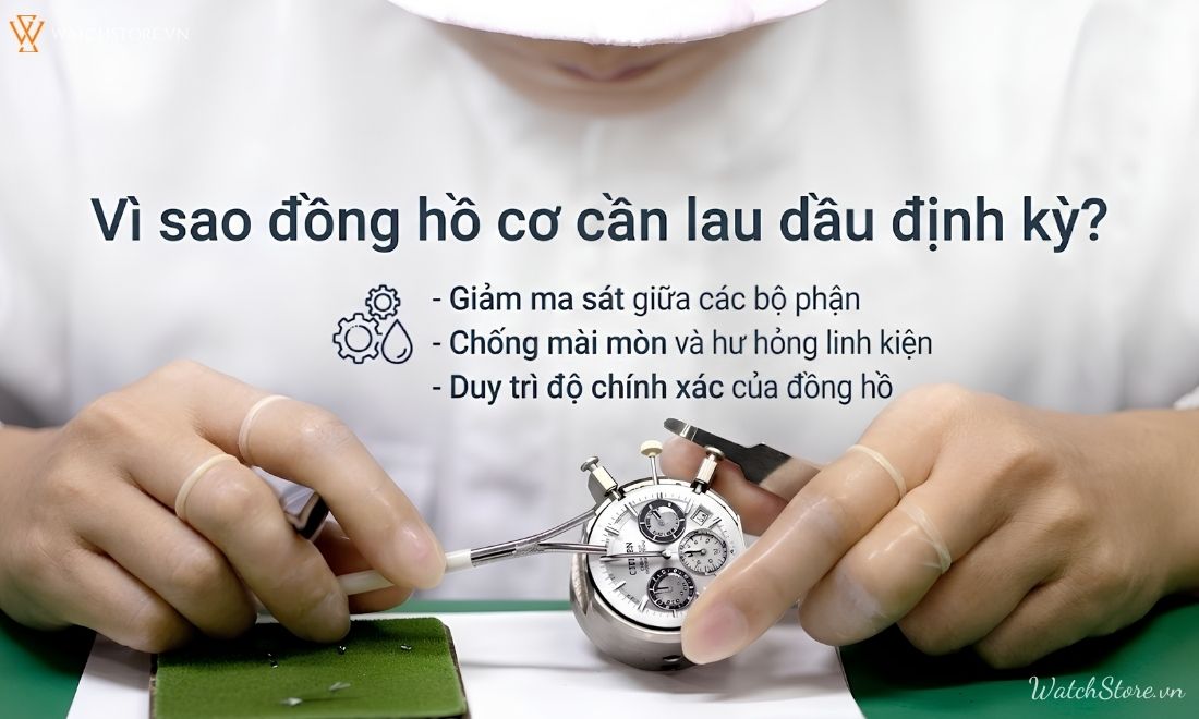 Đồng hồ cơ bao lâu phải lau dầu? Dấu hiệu cần bảo dưỡng ngay - ảnh 2