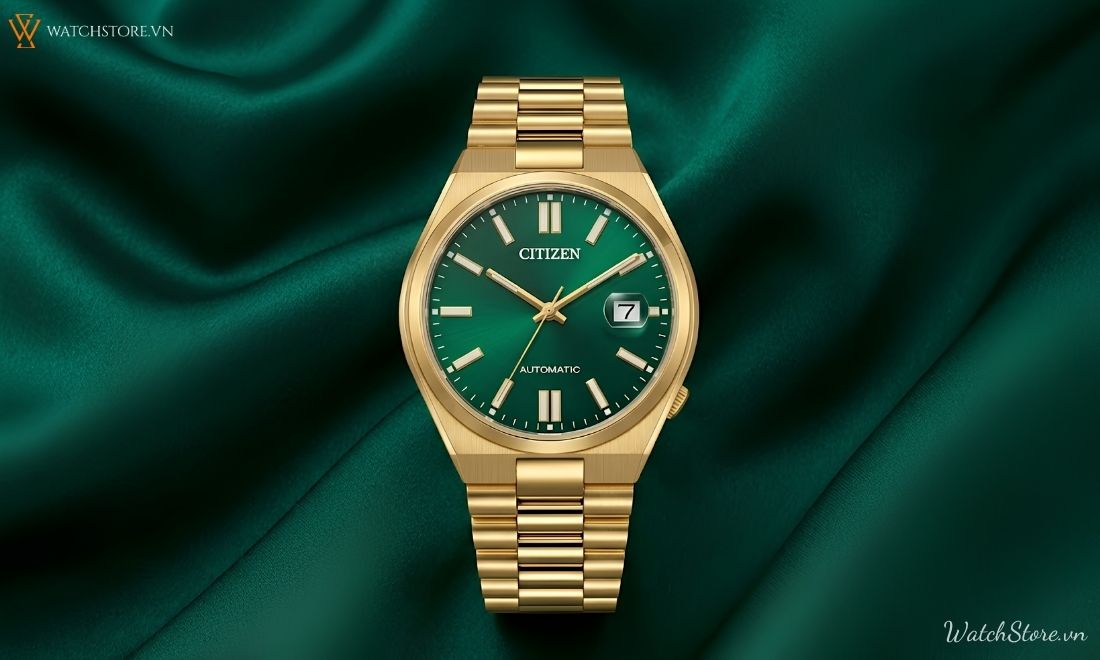 Top 7 đồng hồ mặt xanh ngọc lục bảo nam được yêu thích nhất 2026 - ảnh 2